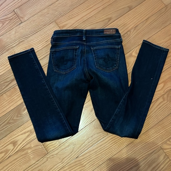 AG Adriano Goldschmied The Stilt Blue Jeans Size 24 made in USA - Picture 7 of 11